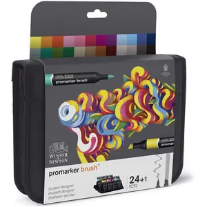 Winsor & Newton, Marker, Promarker Pinsel Student Designer 24+1 Set (25x) günstig