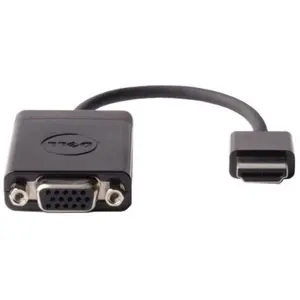 Dell HDMI zu (VGA, 17.53 cm), Data + Video Adapter, Schwarz günstig