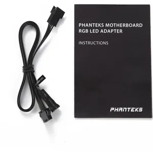 Phanteks PH-CB-RGB4P, 0,609 m, 4 Pin, 1 x RGB LED Extension Connector (12V, G, R, B), 1x Motherboard RGB LED Connector, 1x RGB LED Strip..., Schwarz, 1 Stück(e) günstig