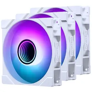 PHANTEKS M25-120 Gen2 PWM DRGB 3er-Pack weiß | Gehäuselüfter