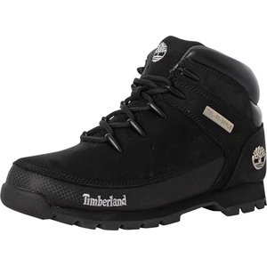 Timberland Euro Sprint Mid Hiker Lederstiefel, Schwarz 43 EU
