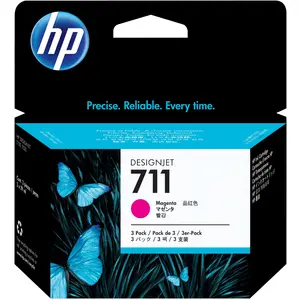 HP Original 711 Druckerpatrone - magenta 3er Pack (CZ135A)