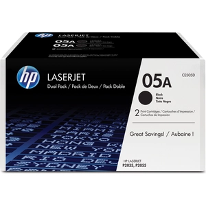 HP Original 05A Toner Doppelpack schwarz 2 x 2.300 Seiten (CE505D)