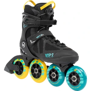 K2 Skates VO2 S 100 X BOA Inline Skates Unisex schwarz - blau - gelb G...