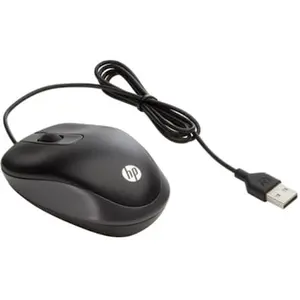 HP USB-Reisemaus, Beidhändig, Optisch, USB Typ-A, 1000 DPI, Schwarz günstig