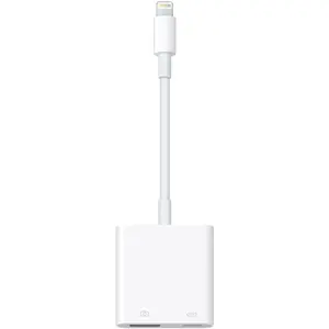 Apple Lightning auf USB 3.0 Camera Adapter (Lightning, USB-A), Mobilgerät Adapter, Weiss günstig