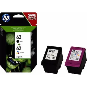 HP 62 (N9J71AE) Original Druckerpatronen 2er-Pack