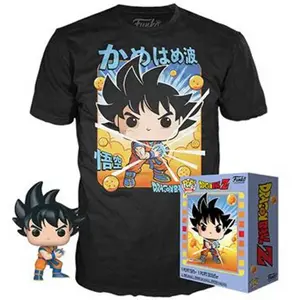 Funko Pop! Dragon Ball Z Goku Und Kurzarm-t-shirt Kamehameha 9 Cm günstig