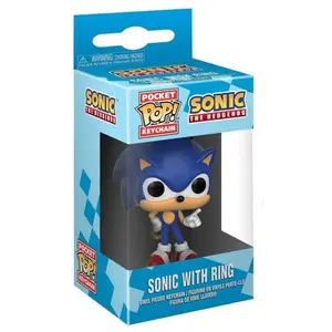 Schlüsselanhänger Funko Pocket Pop Sonic With Ring Blau TU günstig