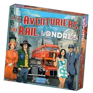 Asmodee Les AVENTURIERS du Rail : London 70er Jahre   Gesellschaftsspi...