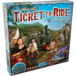 Asmodee, Zug um Zug   Iberia & Südkorea, Familienspiel, Mehrsprachig