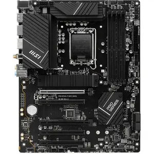 MSI PRO B760-P, Intel, LGA 1700, Intel® Celeron®, Intel® Core  i3, Int...