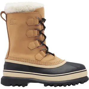 SOREL Caribou WP Damen Winter Stiefel aus Nubukleder braun EU 38
