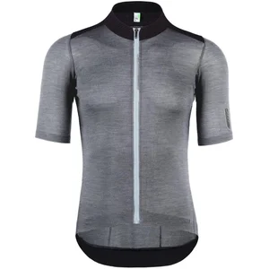 Q36.5 Adventure Kurzarmtrikot Grau Schwarz, Größe M günstig