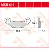 Bild von Trw Allround Standard Polaris Outlaw 450 Mxr 09 Organische Hintere Bremsbeläge One Size
