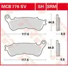 Bild von Trw Performance Street & Road Tracks Honda Cbf 1000 Abs 08 Sinterbremsbeläge One Size