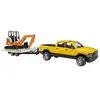 Bild von 02546 RAM Rental Service mit Minibagger, Modellfahrzeug