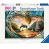 Bild von Puzzle Sprung in den Sonnenuntergang