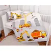 Bild von Baby Best Renforcé Wende-Bettwäsche Baustelle 40x60 / 100x135 cm