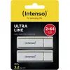 Bild von 128 GB (2x 64 GB), Ultra Line, Doppelpack, Silber (3531494) USB-Stick