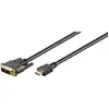 Bild von Adapterkabel DVI-D Stecker > HDMI Stecker