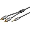 Bild von Plus Audio Adapterkabel AUX 3,5mm Klinke > Stereo-Cinch Stecker
