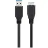 Bild von USB 3.2 Gen 1 Kabel, USB-A Stecker > Micro-USB Stecker (Typ B)