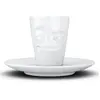 Bild von Espresso Mug mit Henkel 80ml - Verschmitzt weiß Tasse