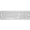 Bild von MX Keys S Tastatur, RF Wireless + Bluetooth, DE-Layout, Aluminium, Weiß