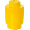 Bild von LEGO Storage Brick 1 rund gelb, Aufbewahrungsbox