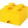 Bild von LEGO Brick Drawer 4 gelb, Aufbewahrungsbox