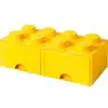 Bild von LEGO Brick Drawer 8 gelb, Aufbewahrungsbox