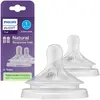 Bild von Philips Avent 2er-Pack Natural Response Sauger, Silikon, Stufe 1, ab Geburt