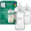Bild von Philips Avent 2er-Pack Babyflasche Natural Response, Glas, 240ml, ab 1M