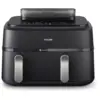 Bild von Steam Airfryer NA551/00 5000 Series Doppel-Heißluftfritteuse