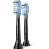 Bild von HX9042/88 Sonicare Premium Plaque Defence, 2er, Schwarz Aufsteckbürsten