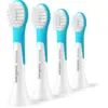 Bild von HX6034/90 Sonicare For Kids, 4er-Pack, Weiß/Aqua Aufsteckbürsten