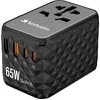 Bild von Verbatim GaN III-Universal-Reiseadapter 65W mit 2 x USB-C PD und QC 4 32120 USB-Ladegerät (GaN)