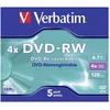 Bild von Verbatim DVD-Rohling Verbatim 43285 DVD-RW Rohling 4.7 GB 5 St. Jewelcase Wiederbeschreibba