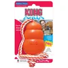 Bild von KONG Kauspielzeug Aqua M, orange mit Seil - Kauspielzeug aus Naturkautschuk für Hunde