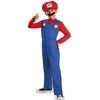 Bild von Disguise Kostüm Mario Kinderkostüm Super Mario Videospiel rot-blau