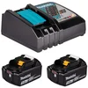 Bild von Makita Bohrer- und Bitset Makita Power Source-Kit LXT, Schnellladegerät DC18RC + 2 Akkus 18V