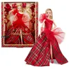 Bild von Barbie Anziehpuppe Holiday Barbie 2024 HRM61 Mattel Signature Puppe Sammelpuppe