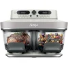Bild von NINJA Heißluftfritteuse DD102EUIV2 Ninja CRISPi DualZone Glas-Air-Fryer mit 8 Funktionen   Weiß, 2860 W