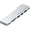 Bild von Satechi USB-C Pro Hub Slim Adapter Laptop-Adapter USB-C zu SD-Card, HDMI, USB Typ A, USB Typ C, MicroSD-Card, USB 4.0