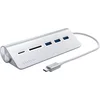 Bild von Satechi Type-C Aluminum USB Hub & Card Reader USB-Adapter USB 3.0 Typ A zu USB Typ C