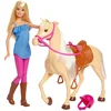 Bild von Barbie Anziehpuppe Pferd mit Puppe, Spielset