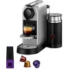 Bild von NESPRESSO Kapselmaschine XN761B CitiZ & Milk von Krups, inkl. Aeroccino Milchaufschäumer, Willkommenspaket mit 7 Kapseln