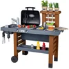 Bild von Smoby Spielküche Outdoor Gartenküche Kunststoff, mit Grill, Spülbecken und Wasserpumpfunktion, Made in Europe