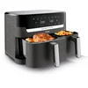 Bild von Tefal Heißluftfritteuse Dual Easy Fry & Grill EY905B, knusprig und gesünder kochen, 8 voreingestellte Programme, 2700 W, Doppelkammer, inkl. Grillplatten